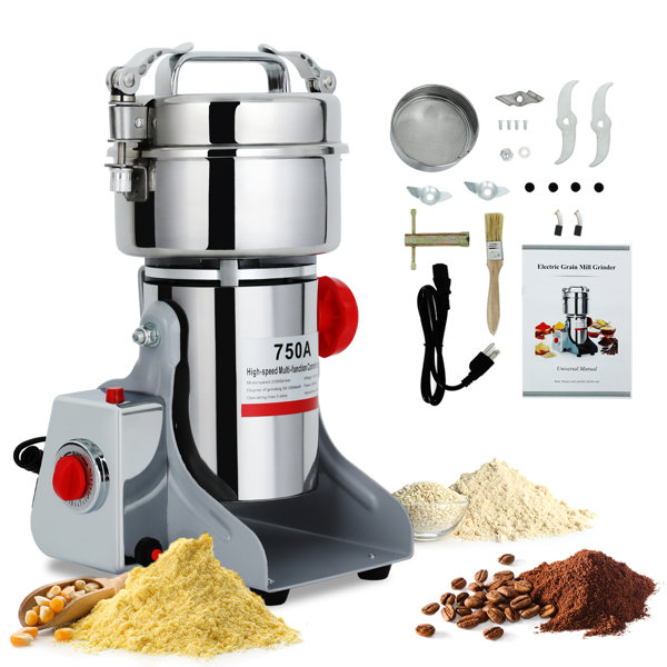 Domccy® 750g Commercial Spice Grinder Electric Grain Mill Grinder 2600W